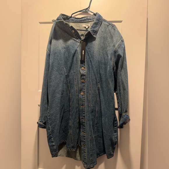 Denim Button-Up Dress - Picture 4 of 4